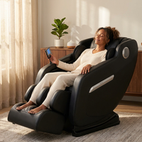 Shiatsu Massage Chair with Zero Gravity Recline, Full Body Air Compression, Heat Therapy, and Extendable Footrest - for Home/Office, Ideal Gift for Relaxation — Lifestyle